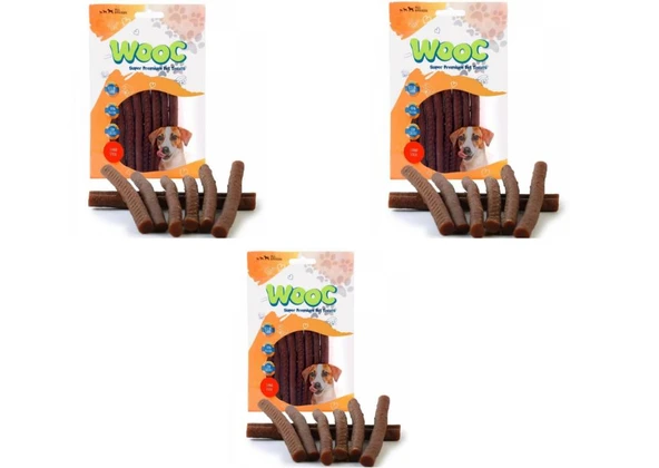Wooc Kuzu Etli Çubuk Köpek Ödül Maması 80gr X 3 adet