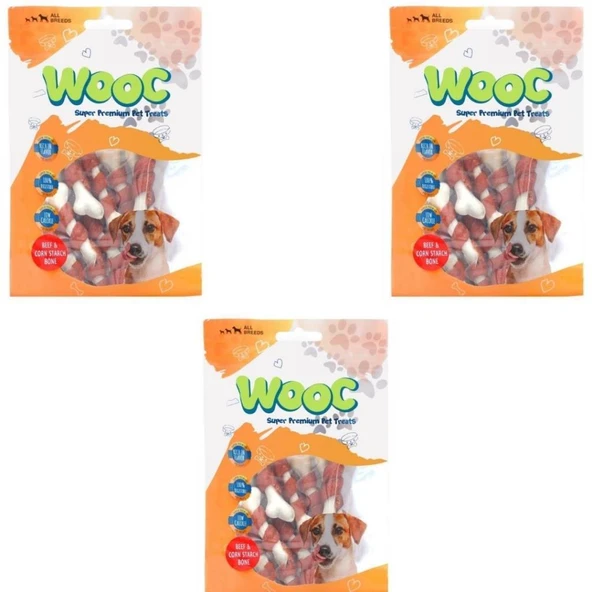 Wooc Dog Biftek Sargılı Kalsiyum Kemikli Ödül X 3 Adet ürün görseli 1