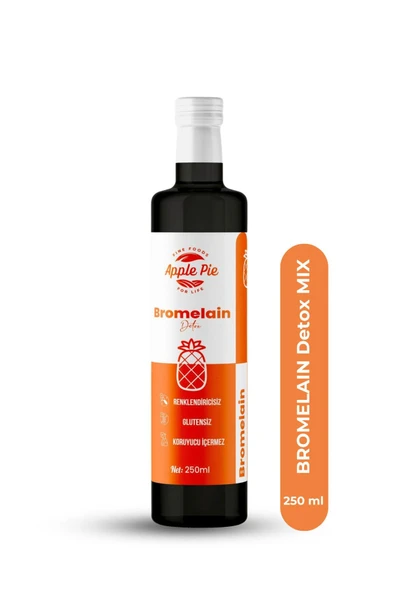 Applepiefoods Bromelain Detox Mix 250 ml Özel Formül , Koenzim Q10, Mate Yaprağı Ekstresi ürün görseli