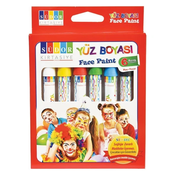 Südor Yüz Boyası 6 Lı Set (YB01)