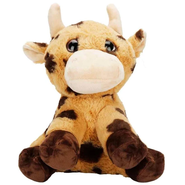 4778 Benekli İnek Peluş 30 cm -Sunman - 6