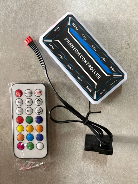 30M Rgb LED Bilgisayar Kasası Pc Soğutma Fan Kontrol