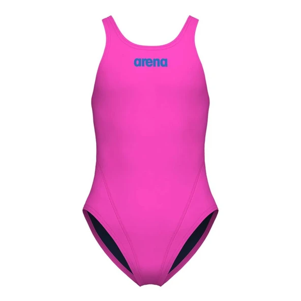 Arena Team Swimsuit Swim Tech Solid Çocuk Pembe Yüzücü Mayosu 004764908 - 3