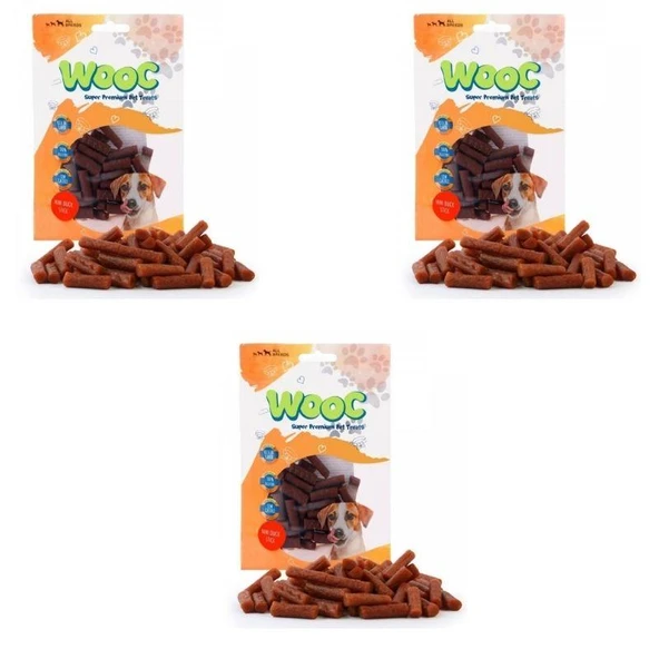 Wooc Ördekli Mini Çubuk Köpek Ödül Maması 80gr X 3 adet ürün görseli 1