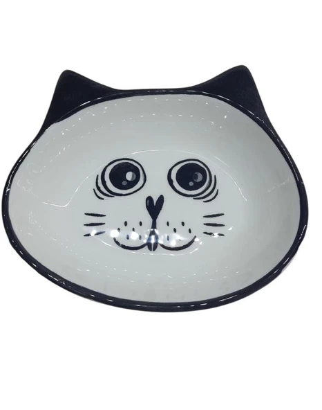 Bio Pet Active Seramik Kedi Mama Kabı 12-15-3,5cm No:4 - 1