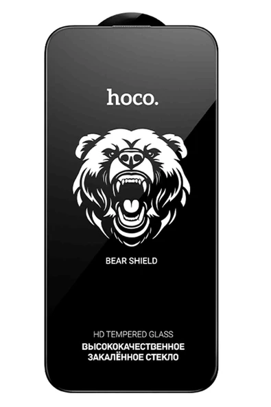 iPhone 16 Pro Max Uyumlu Hoco Bear Shield HD Cam Ekran Koruyucu