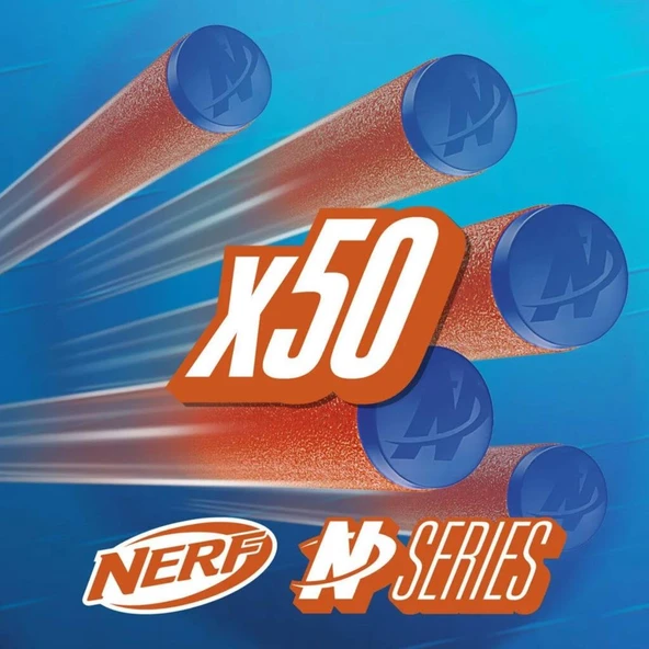 F8639 Nerf N Serisi Dart 50li Yedek Paket - 6