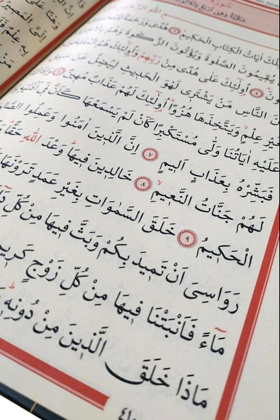 Kutulu Kadife Kaplamalı Kuran-ı Kerim - 5