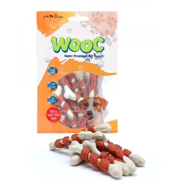 Wooc Dog Biftek Sargılı Kalsiyum Kemikli Ödül X 3 Adet - Resim 2