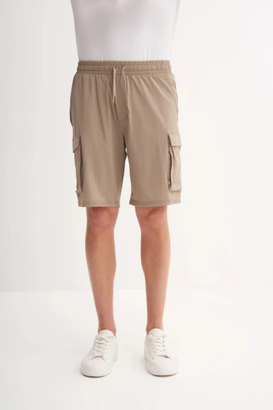 Cazador Erkek Kargo Bermuda 6006 Bej