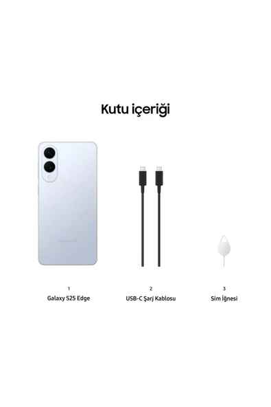 Samsung Galaxy S25 Edge 12/512GB  Titanyum Buz Mavisi - 5