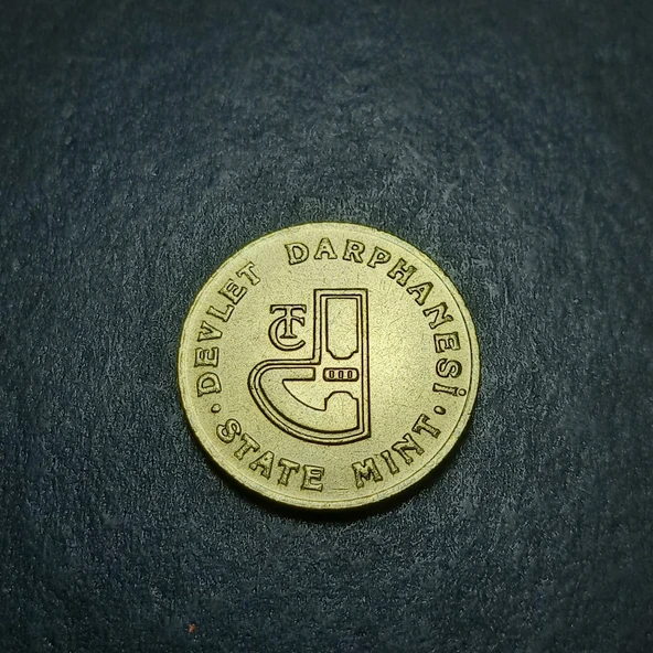 Escoines Koleksiyon 39963683a414281191 Darphane Tedavül Setinden Tarihsiz Darphane jetonu - Resim 3