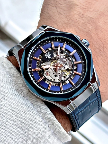 TI-604H TIGER ÇELİK OTOMATİK ERKEK SAATİ - 1
