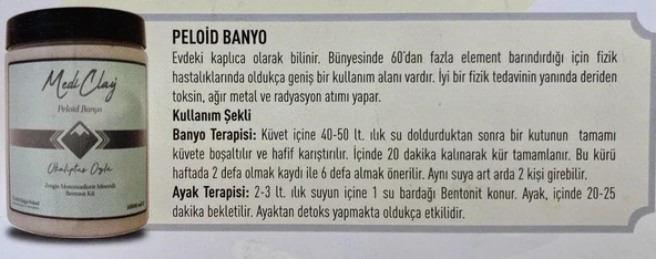 MEDİ CLAY PELOİD BANYO TERAPİSİ OKALİPTUS ÖZLÜ 1000 ML - 6