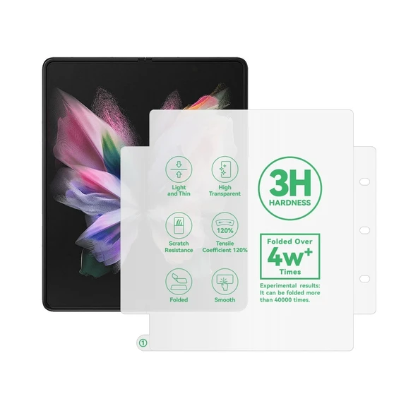 Galaxy Z Fold 2 Zore Hizalama Aparatlı S-Fit Body Ekran Koruyucu ürün görseli
