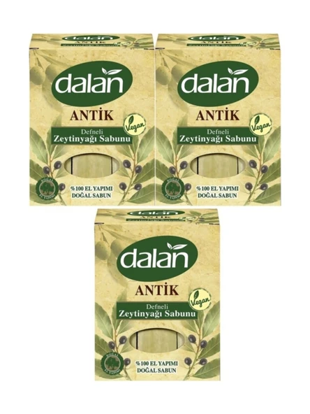 Dalan Antik Zeytinyağlı Defne Sabunu 900 Gr x 3 Paket