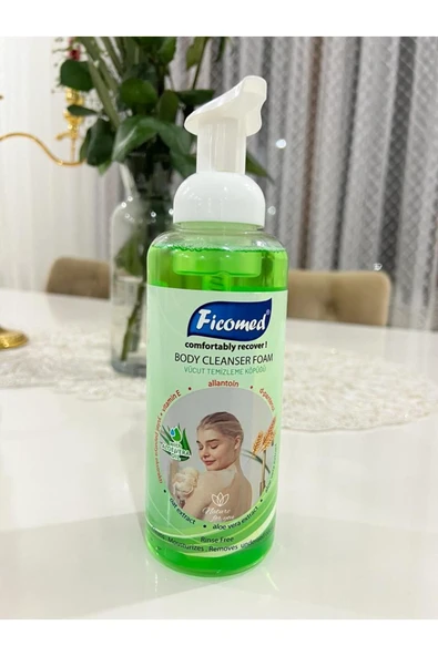Ficomed Hasta Temizleme Köpüğü 500ml + 5 adet Kese
