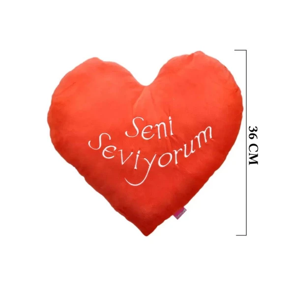 1153K Kalp Yastık 36x36 cm - 4