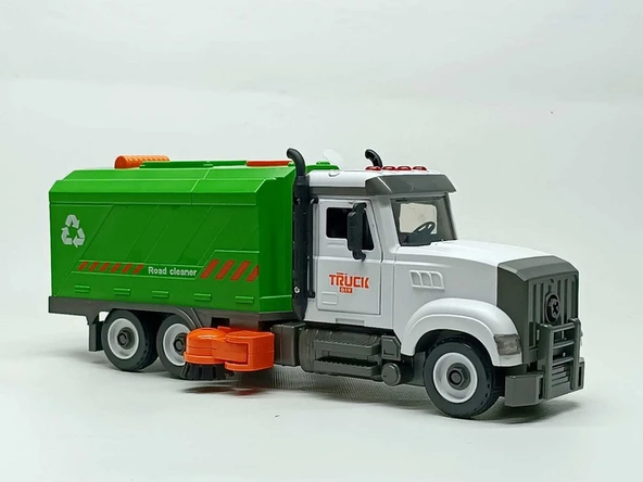 Ceren Ctoys Sesli Işıklı Pilli Sök Tak Yol Temizlik Kamyonu TW9083B - 3