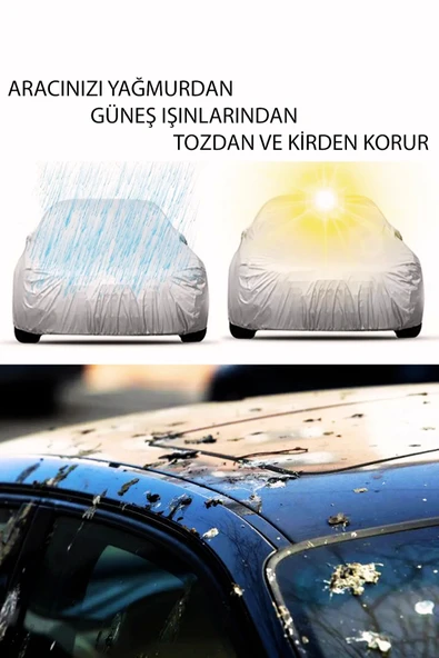 BYD Dolphin Tüm Modeller Uyumlu Branda Lüx Kalite Oto Brandası, Araba Çadırı Oto Örtüsü - 4