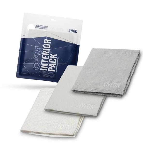 GYEON Q²M InteriorPack EVO İç Aksam Mikrofiber Detaylı Temizlik Bezi Seti 4'lü Paket - 40x40 cm