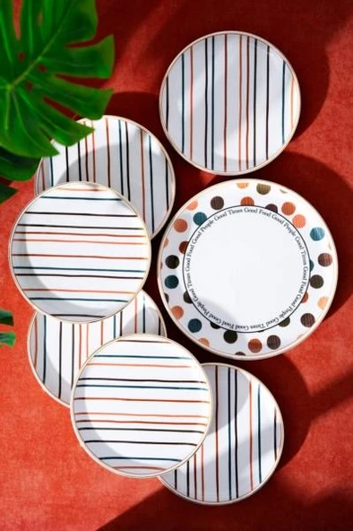 Acar Tessa 7 Parça Pasta-İkram Seti SR-07804