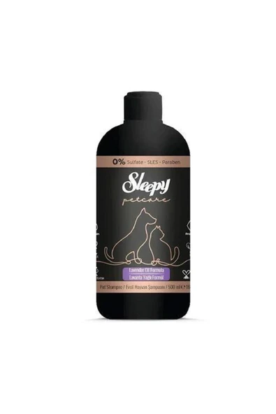 Sleepy Petcare Evcil Hayvan Şampuanı Lavanta Yağlı 500 ml x 2 Adet ürün görseli