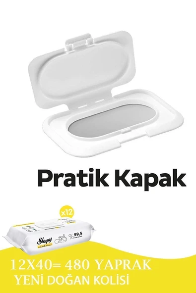 Sleepy Yenidoğan Newborn Islak Mendil 12x40lı (480 YAPRAK) - Resim 4