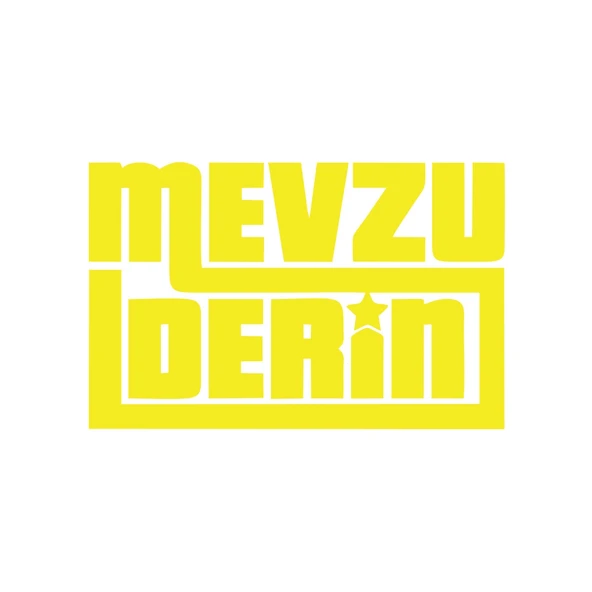 Mevzu Derin Araba Sticker 17x17 Cm Sarı