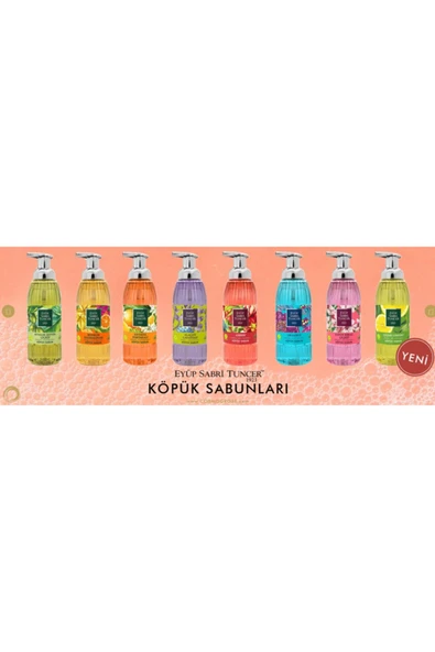 Eyüp Sabri Tuncer Zeytinyağlı Çeşme Limon Köpük Sabun 500ml X 6 Adet - Resim 3