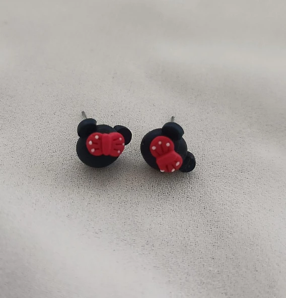 Küpe Minik Kadın Genç Kız Bebek Küpesi Takı Aksesuar - Resim 2