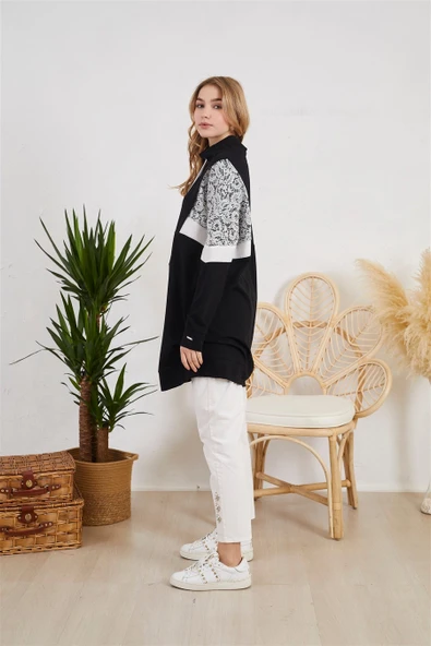 DANTEL DETAYLI SWEATSHİRT - 2