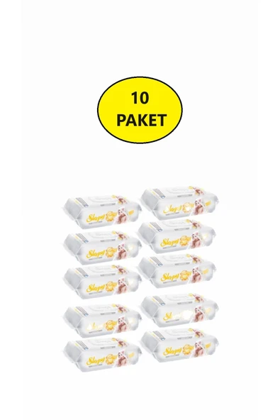 Sleepy Sensitive Islak Havlu 90'lı 10 Paket 900 yaprak
