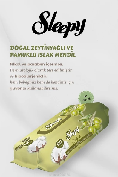 Zeytinyağlı Pamuklu Islak Havlu 90x24 (2160 yaprak) ve Sticker Seti 32 Sayfa - 2