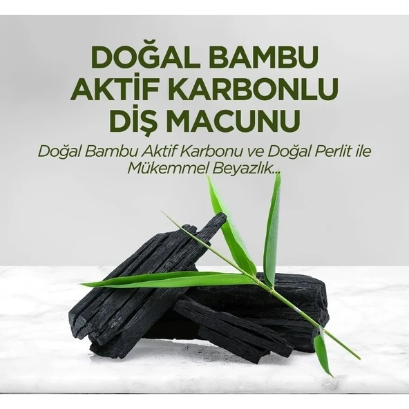 Eyüp Sabri Tuncer Doğal Bambu Aktif Karbonlu Diş Macunu 6 Adet 90ML - 3