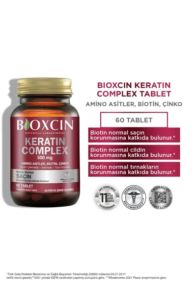 Bioxcin Keratin Complex 60 Tablet - 8