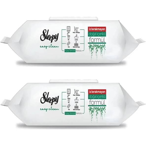 Sleepy Easy Clean Yüzey Temizlik Havlusu 100' Lü (2ADET) ürün görseli