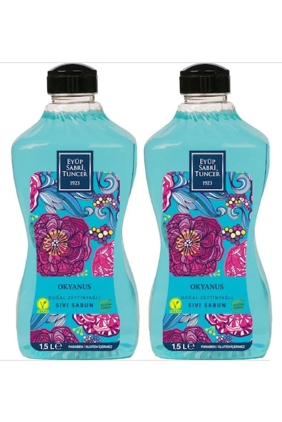 Eyüp Sabri Tuncer Zeytinyağlı Sıvı Sabun Okyanus 1500 ml X 2