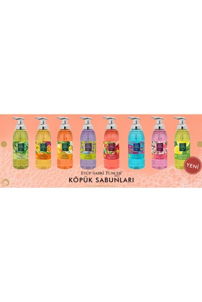 Eyüp Sabri Tuncer Bodrum Mandalinası Köpük Sabun 500ml X 6 Adet - Resim 3