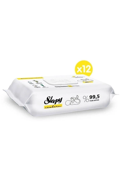 Sleepy Yenidoğan Islak Bebek Havlusu 12x40 (480 Yaprak) - Resim 2