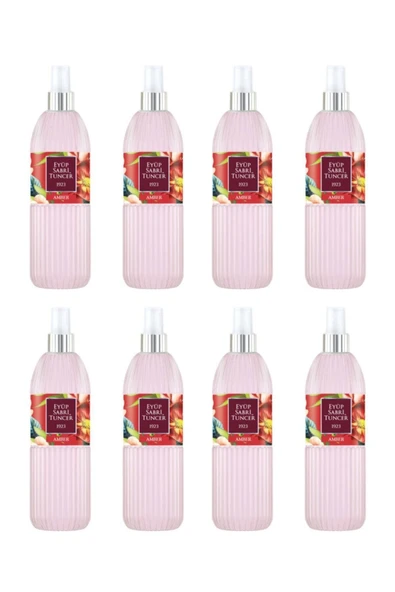 Eyüp Sabri Tuncer Amber 150 ml Sprey Kolonya - Pet Şişe 8 Adet