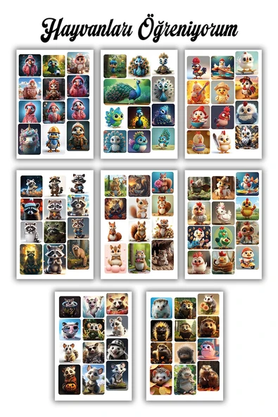 Gül Kokulu Islak Havlu Sleepy 90x24 (2160 yaprak) ve Sticker Seti 32 Sayfa - 2