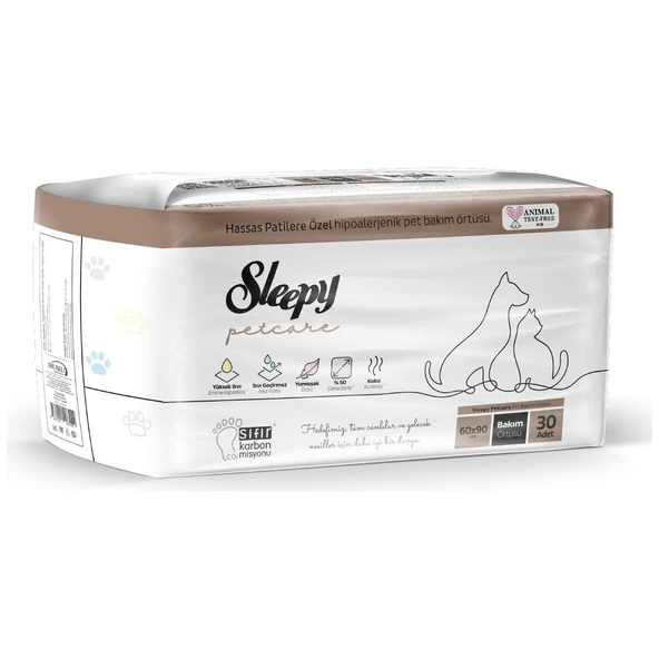 Sleepy Petcare Pet Bakım Örtüsü 60X90 cm 3X30 (90 Adet) - 2