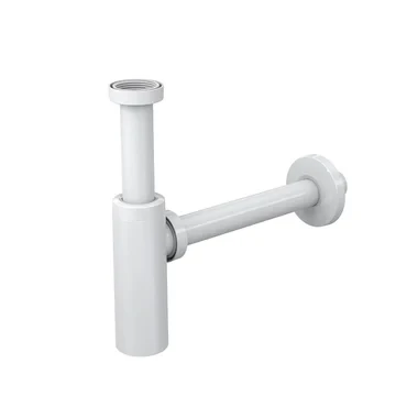 MOON AYARLANABİLEN LAVABO SİFONU ABS MAT BEYAZ