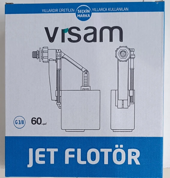 VİSAM 3/8" JET FLATÖR GÖMME REZERVUAR - 2