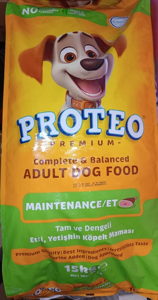 PROTEO ETLİ KÖPEK MAMASI 15 KG
