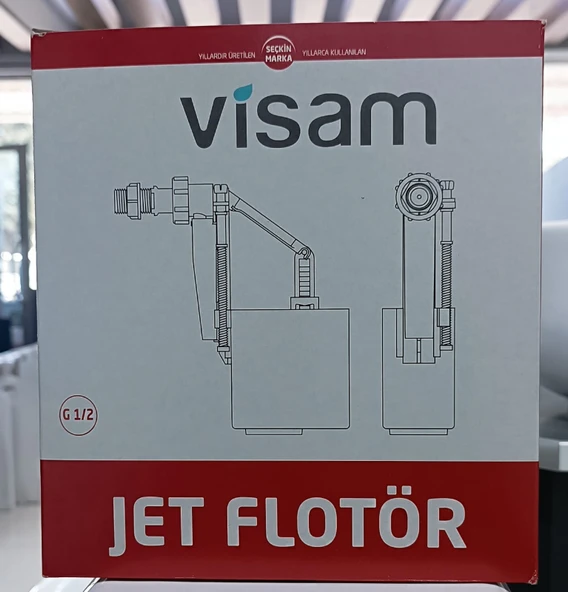 VİSAM 1/2" JET FLATÖR GÖMME REZERVUAR
