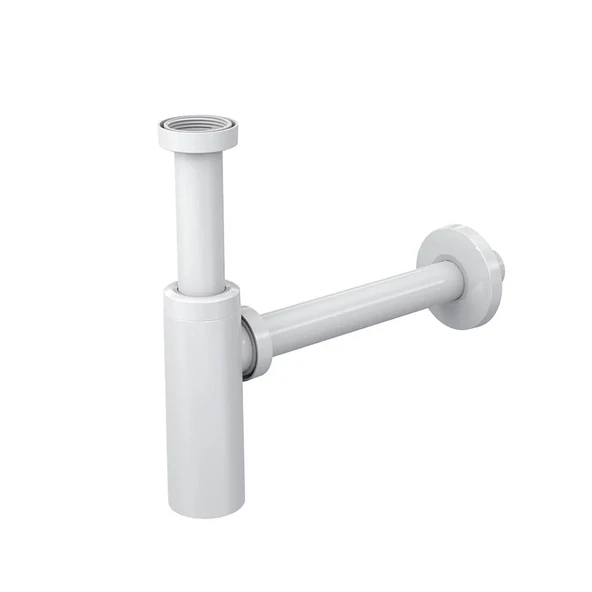 MOON AYARLANABİLEN LAVABO SİFONU ABS MAT BEYAZ - 2
