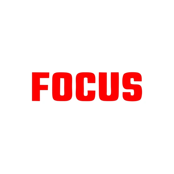 Focus Araba Sticker 17x17 Cm Kırmızı