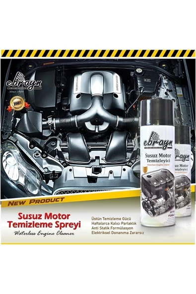Ebrayn Susuz Motor Yıkama Ve Temizleme Spreyi Aerosol 500ml - 3